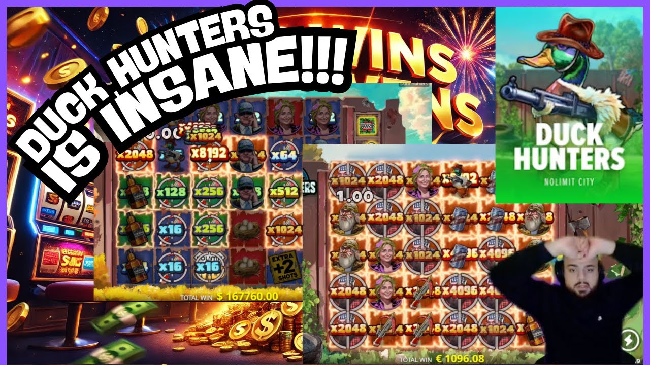 Duck Hunters by NoLimit is INSANE! 🦆🔥 Must-See Big Wins!