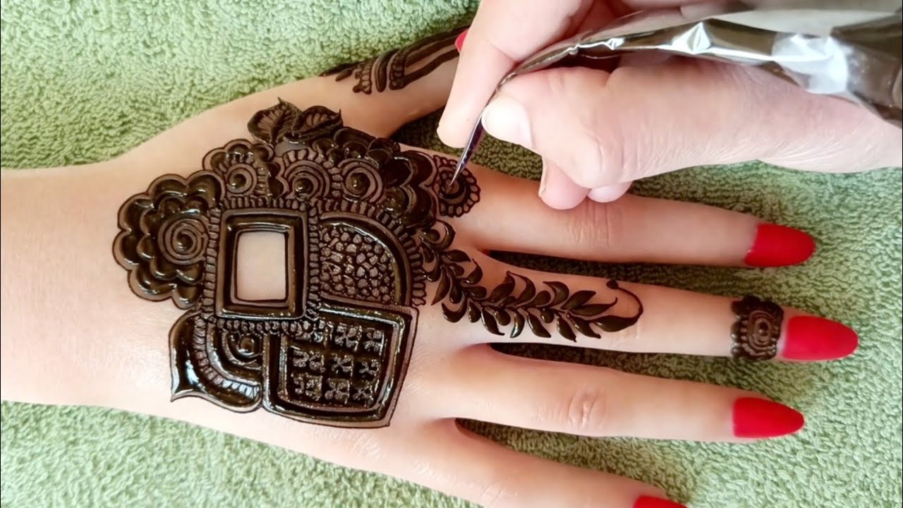 New Indo Arabic Mehndi Design/ अरेबिक मेहंदी डिजा़इन 