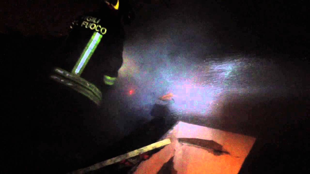 incendio soffitta via Plana 1 Torino