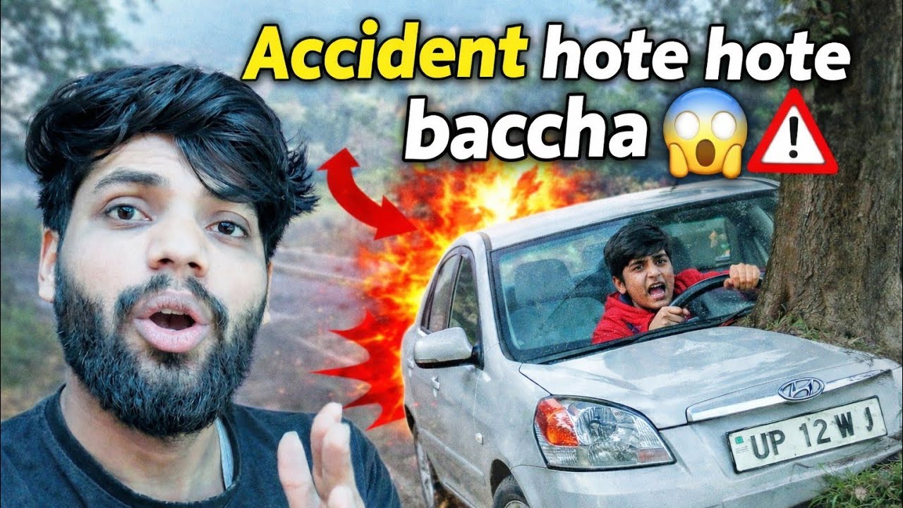 🚗 Sujal ne Car Chalayi... Accident hote hote baccha 😱 | Satyam Singh | ShortCut Vlogs & Talks