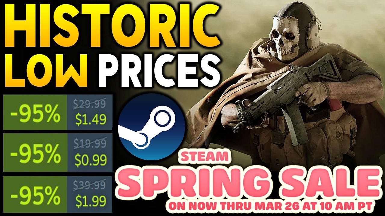 Весенняя распродажа Steam 2026: исторически низкие цены &mdash; потрясающие игры дешевле 1 доллара + др...