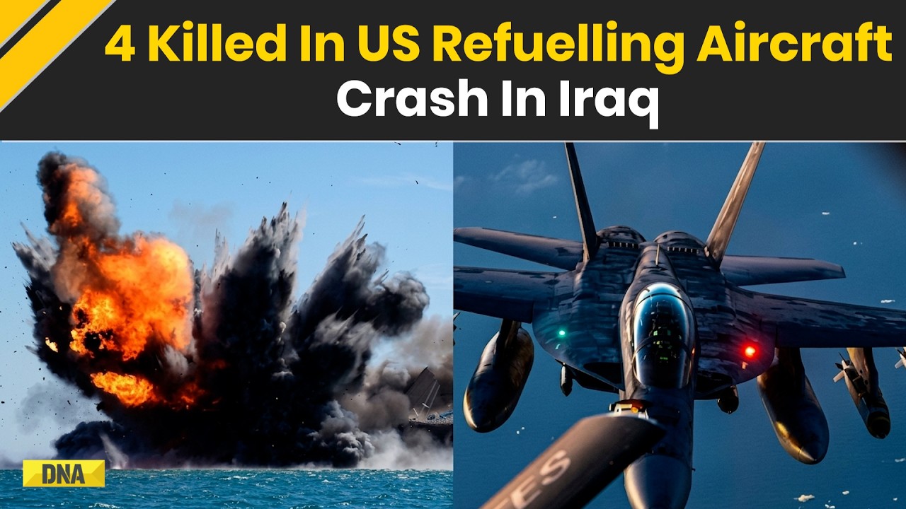 Israel Iran War: 4 Killed After US Refuelling Aircraft Crashes In Iraq | Iran Israel War