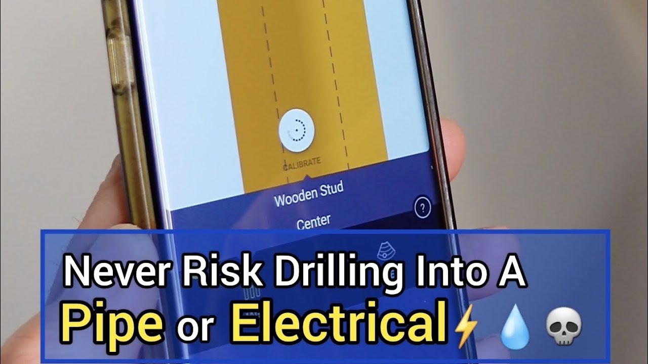 Easy Stud Finder - Find Water Pipes & Electrical - Wall Scanner - Walabot DIY 2