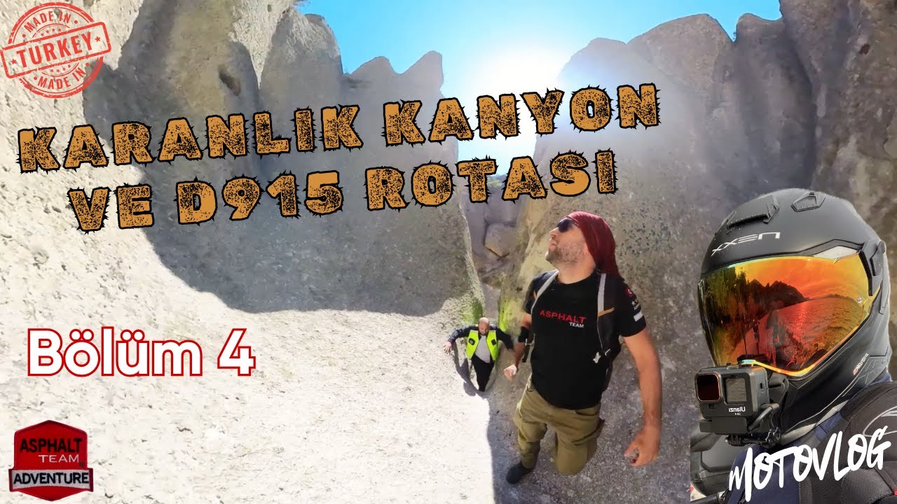 Motosiklet ile Türkiye Turu Serisi I Karanlık Kanyon ve D915 Rotası  I Bölüm: 4 🇹🇷🏍️ 🌍