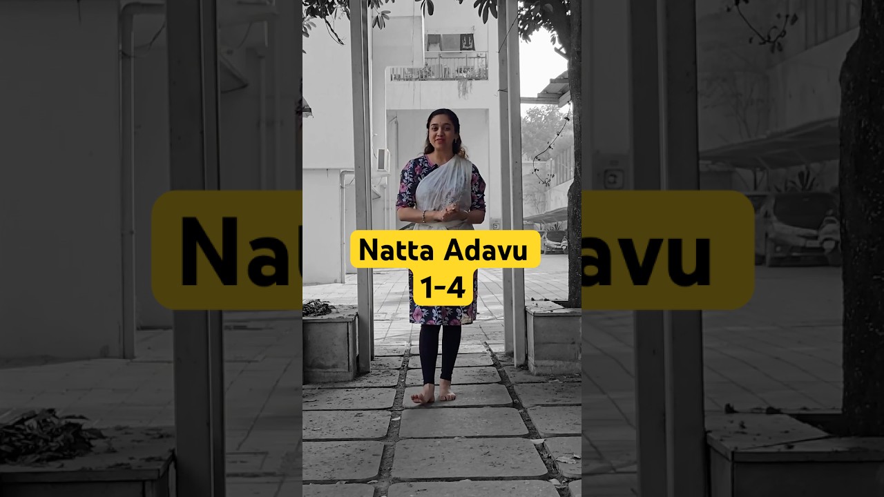 Lets learn natta Adavu correctly - Part 1 #bharatnatyamdancers #onlineclasses #classicaldance