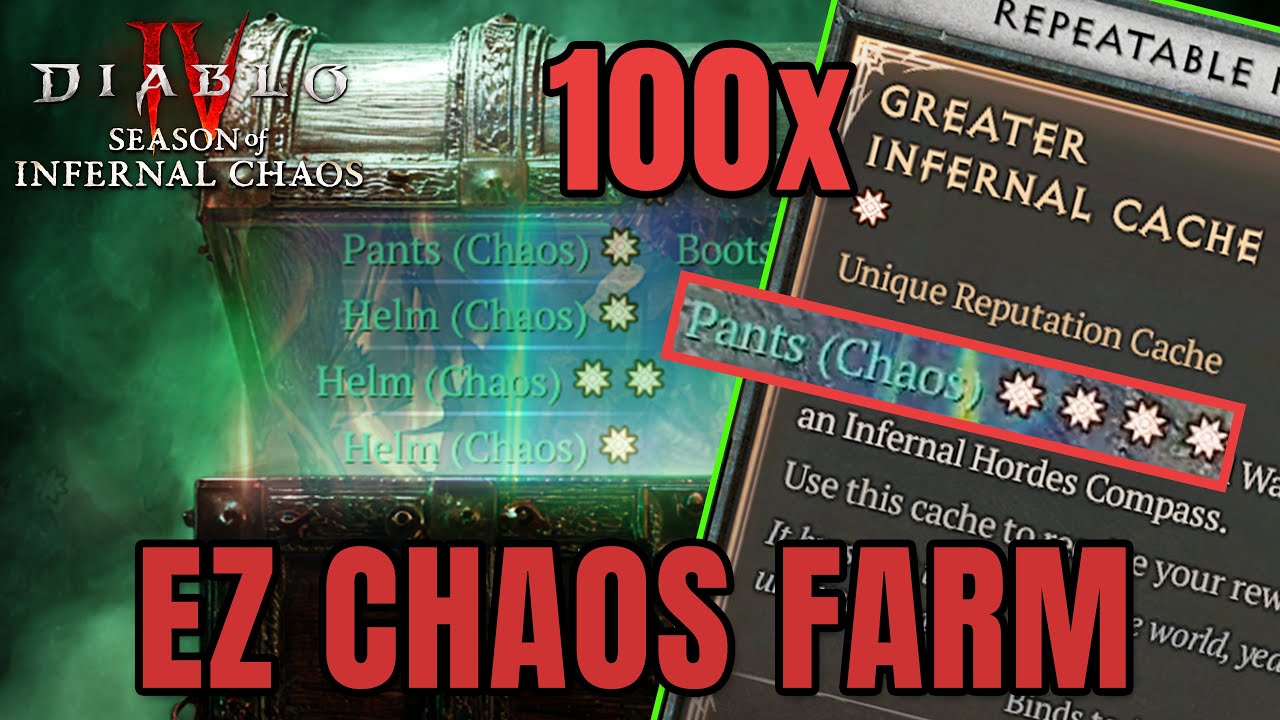 OPENING 100 CHAOS UNIQUES INFERNAL BAGS + 20 MYTHICS