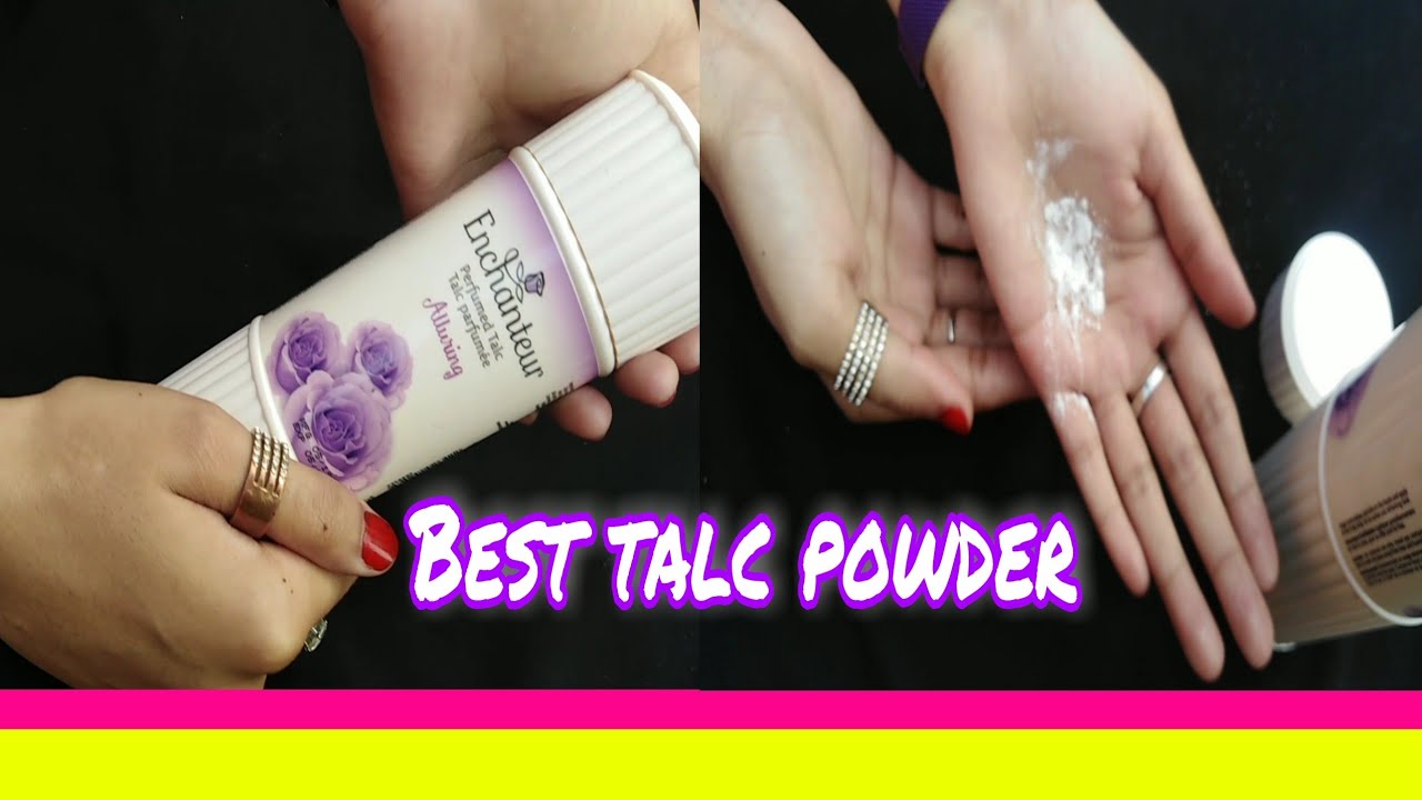 Talc on skin -Talc Powder -Enchanteur talc Parfume -Pure talcum Powder -Use of talc -Talc Products