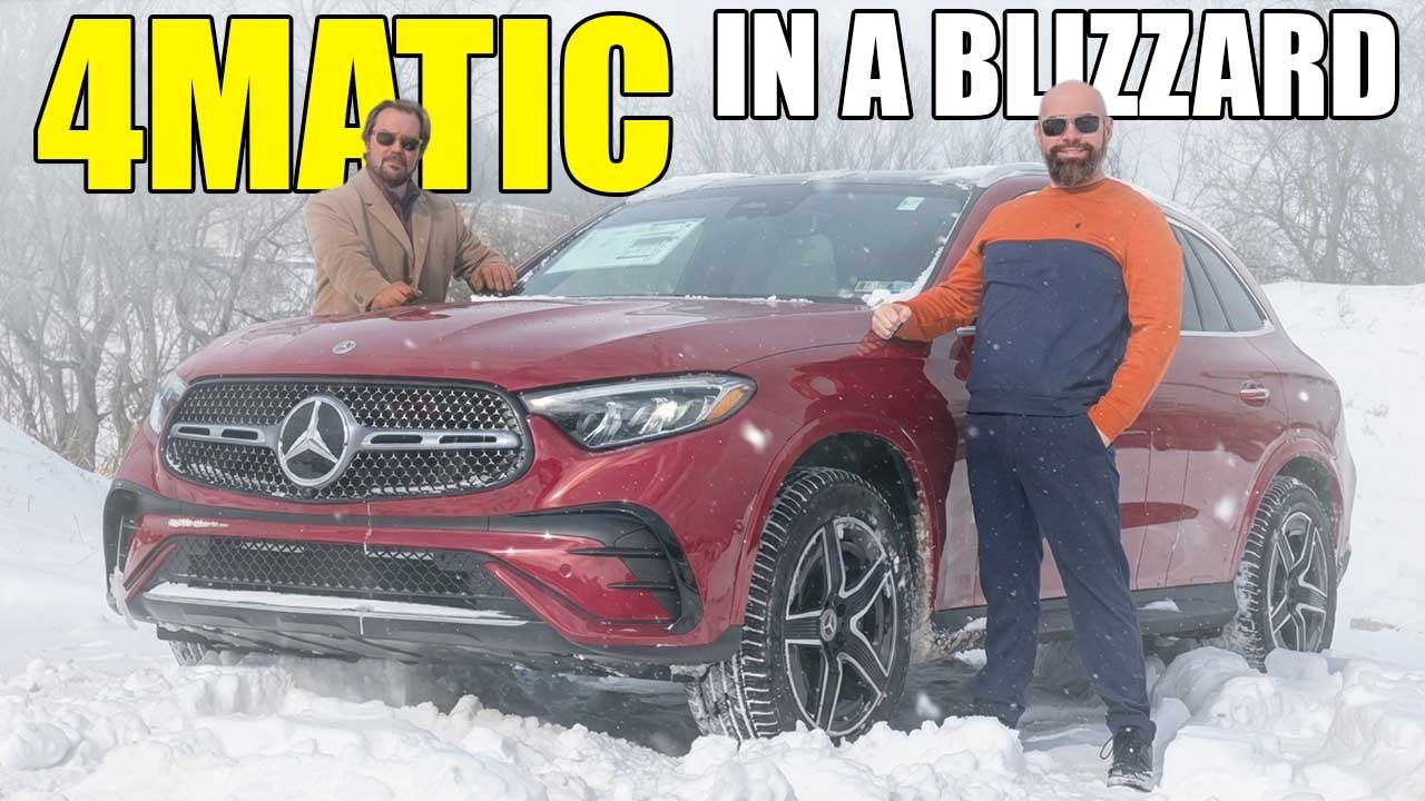 Как Mercedes 4MATIC справляется со снегом: обзор зимней езды на GLC 300