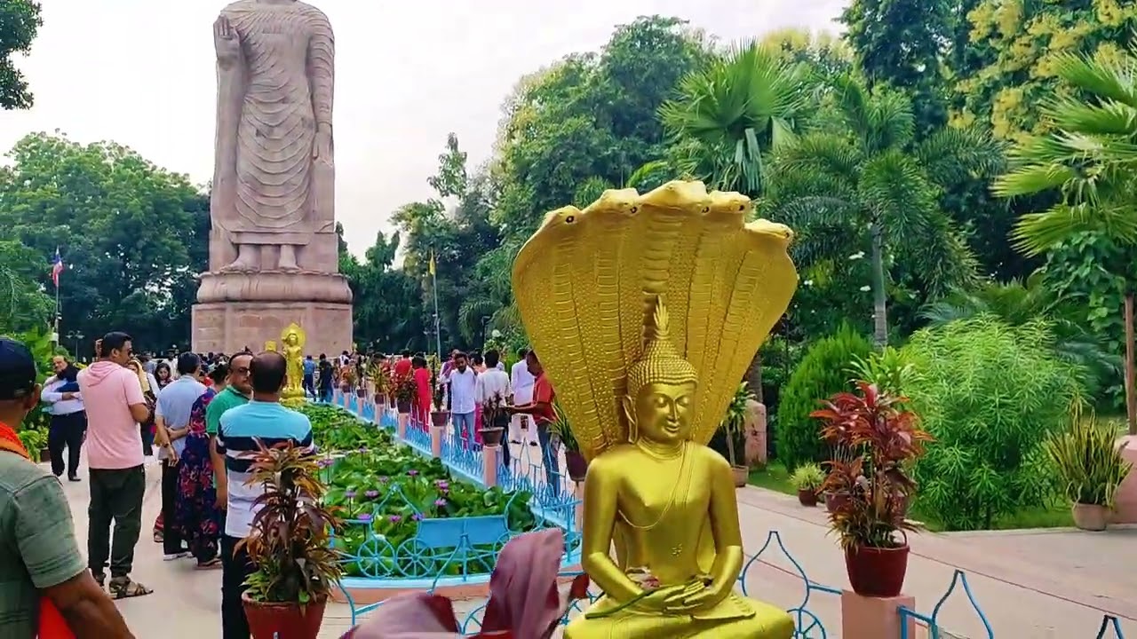 Sarnath Buddhist Temple Varanasi UP🛕🪔🏯 #varanas #buddha #saranath #hindu #youtube #tour