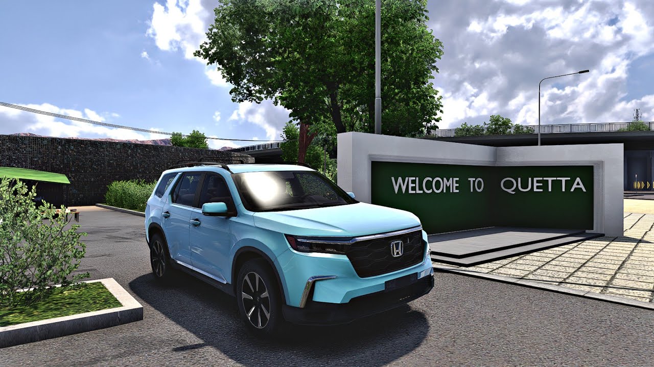 QUETTA to AFGHANISTAN Road Trip in HONDA PILOT #eurotrucksimulator2 