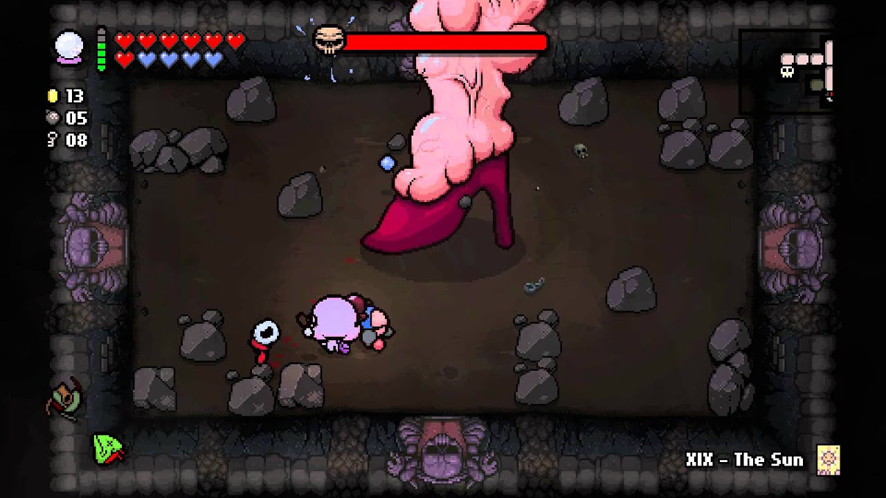 The Binding of Isaac Rebirth: Monstro's Lung + Chocolate Milk OP synergy