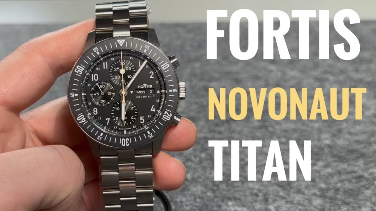 Fortis Novonaut N-42 Titanium Legacy on Block Bracelet  | Review | F2040017 | Olfert&Co