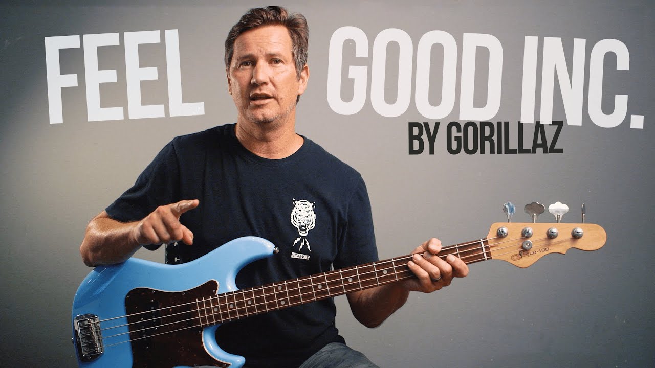 Feel Good Inc. Бас &mdash; 90-секундный урок