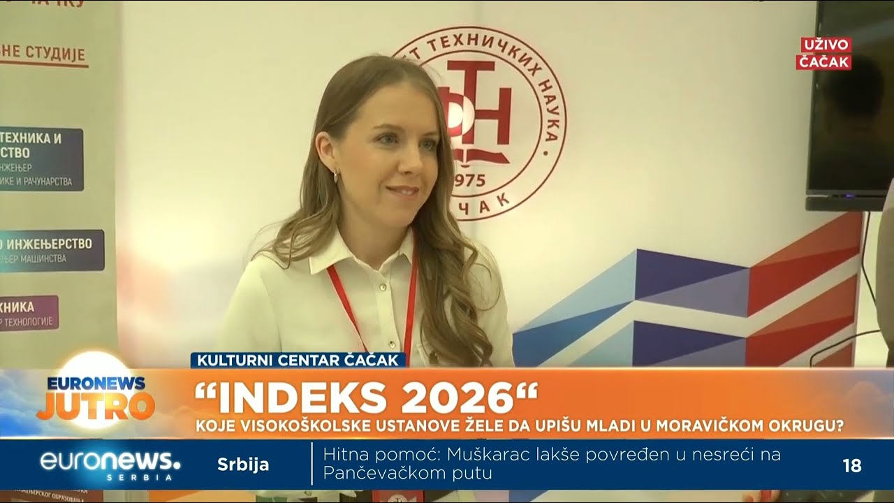 Euronews TV - Sajam obrazovanja „Index” 18. put u Čačku