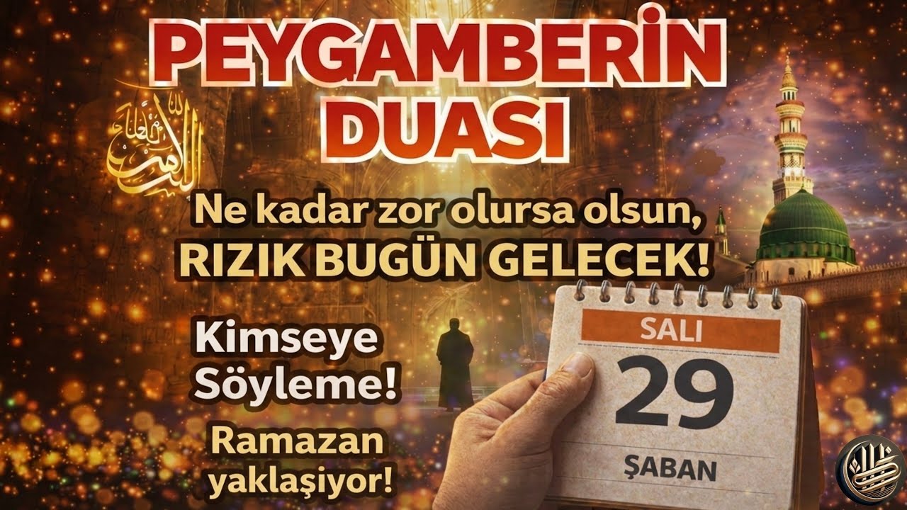 ✨🤲 Peygamberimizin Mübarek Duası 🕌✨Sadece 5 Dakika Dinleyin — Rızkın Kapıları Açılıyor 🌙💫