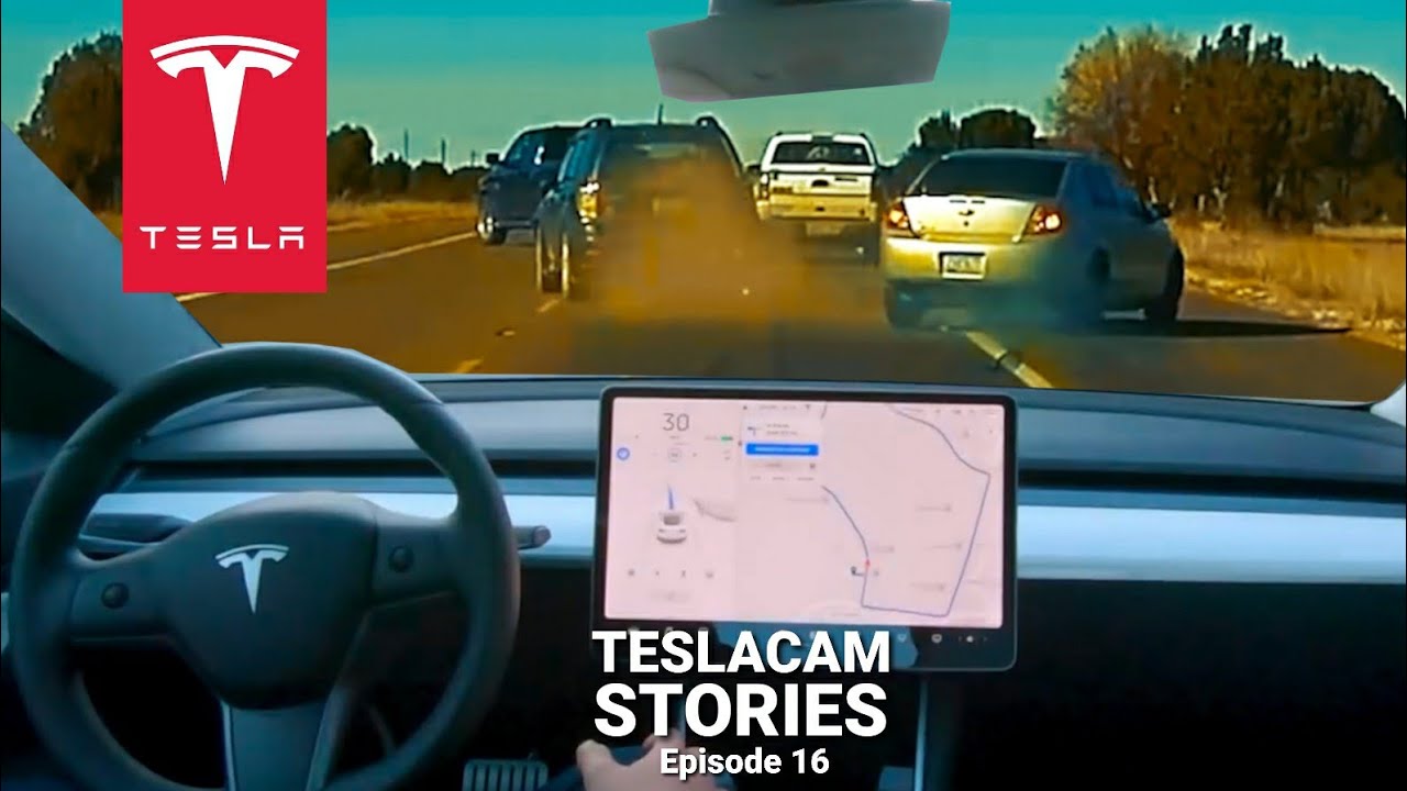 АВТОПИЛОТ TESLA ПРЕДСКАЗЫВАЕТ АВАРИИ | ИСТОРИИ TESLACAM #16