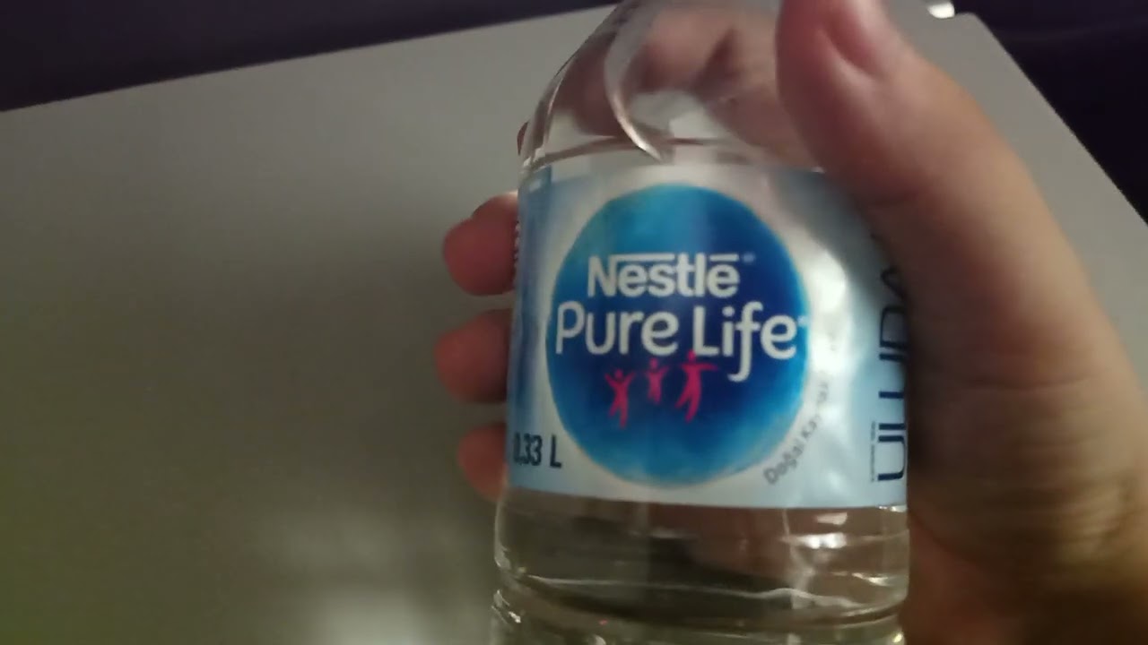 Water 🌊💦 Nestle Pure Life Turkey 🇹🇷 Airplane ✈️🛫