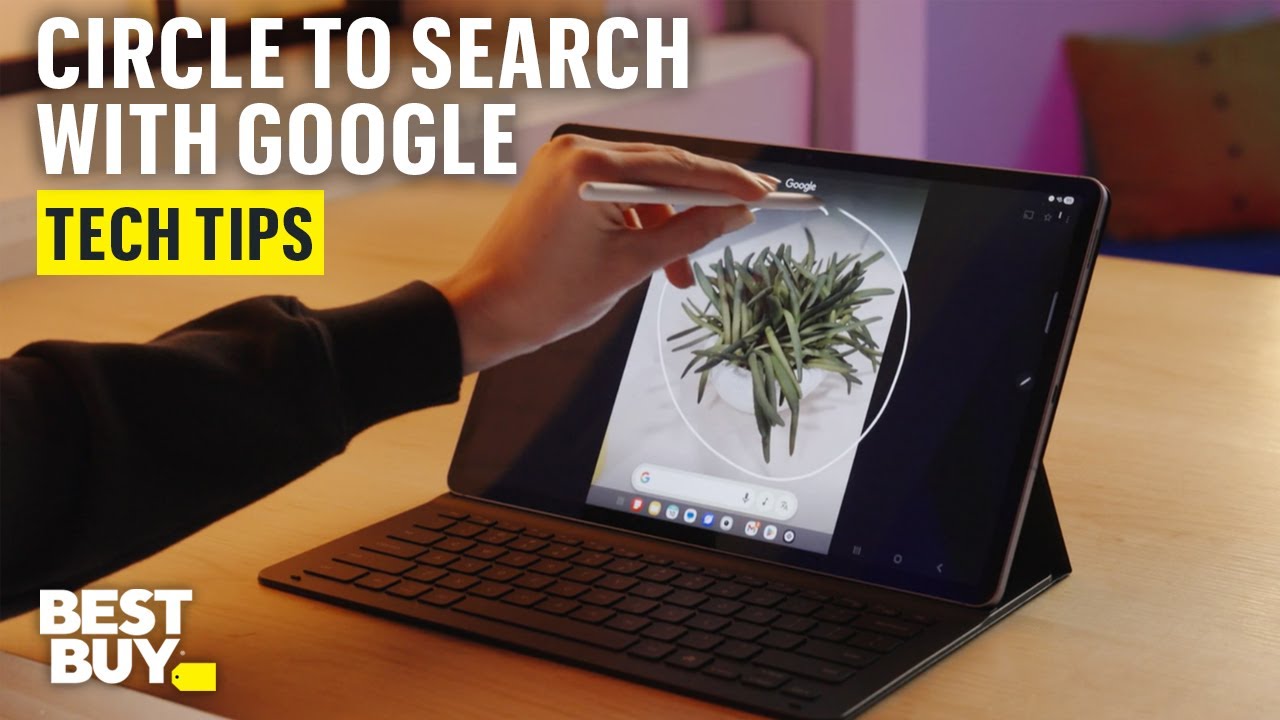 Using Circle to Search with Google on the Samsung Galaxy Tab S10 FE Series &ndash; Tech Tips from Best Buy