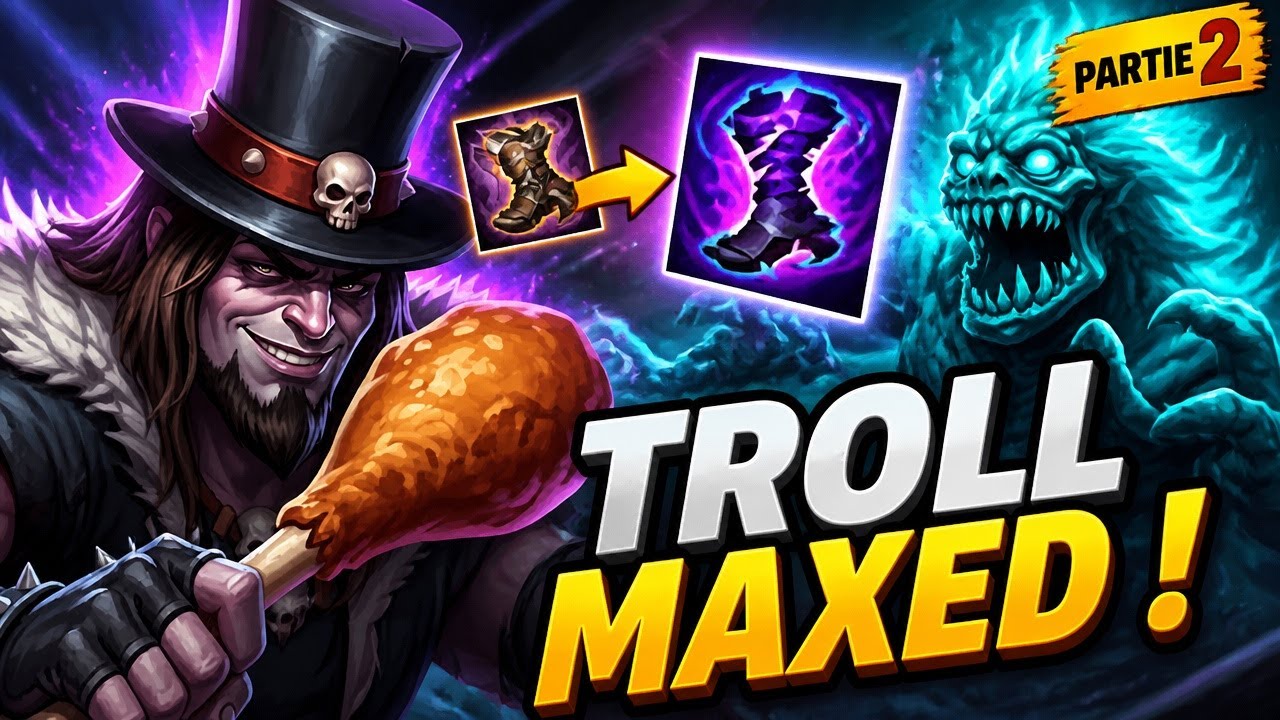 BUILD TROLL QUI MARCHE​⁉️PARTIE 2🫵 #leagueoflegends #yorick