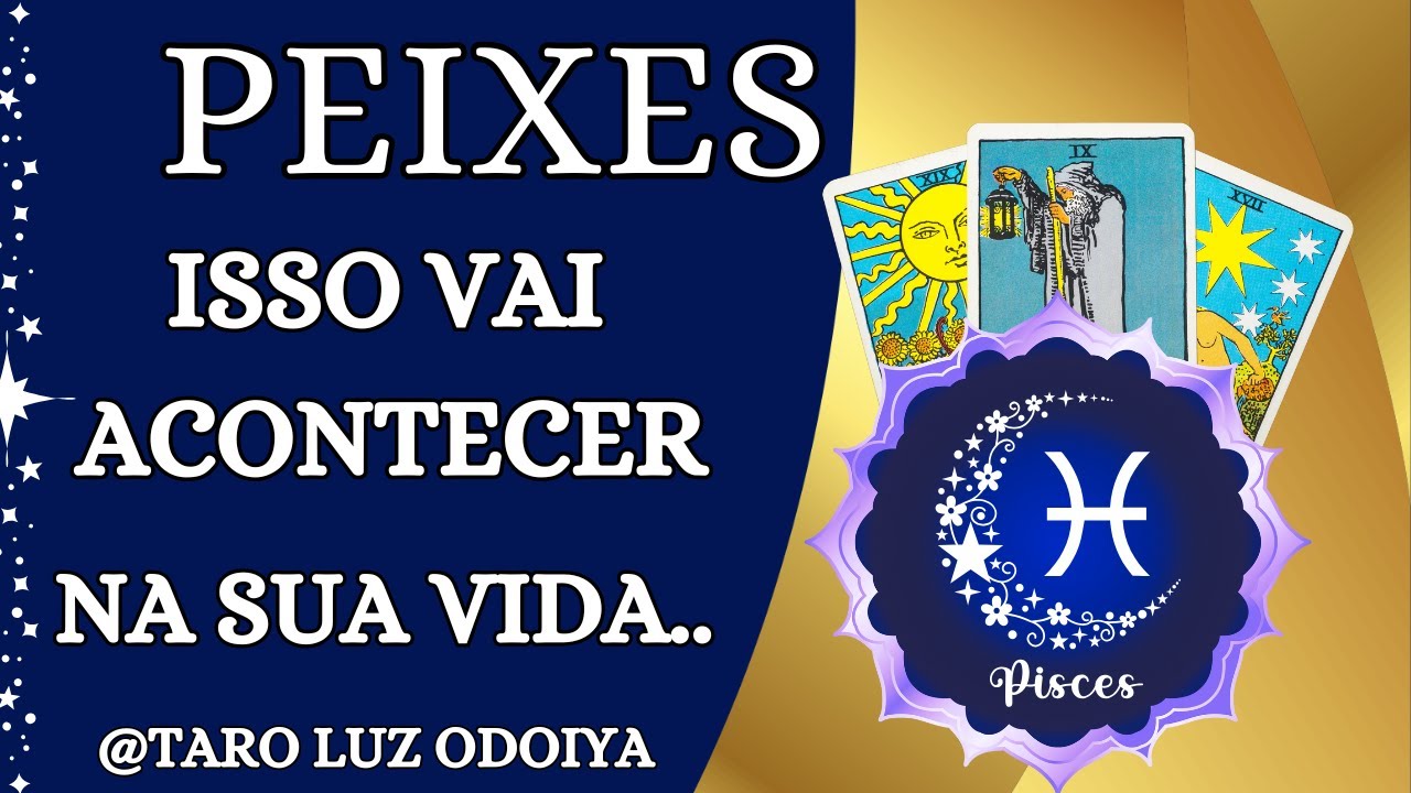 PEIXES SERÁ A MAIOR REVIRAVOLTA NA SUA VIDA‼️VEM TÃO RAPIDO QUE VAI TE SURPREENDER....