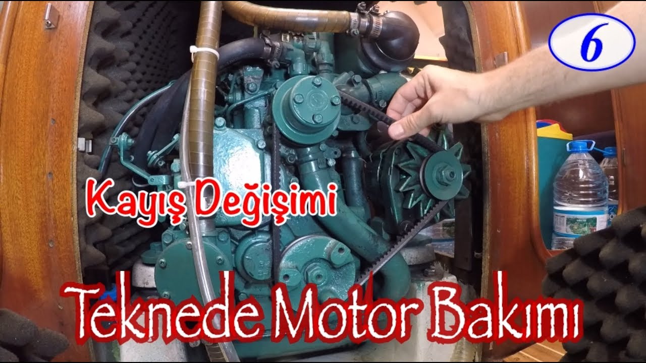 Kayış Değişimi - Teknede Motor Bakımı - 6