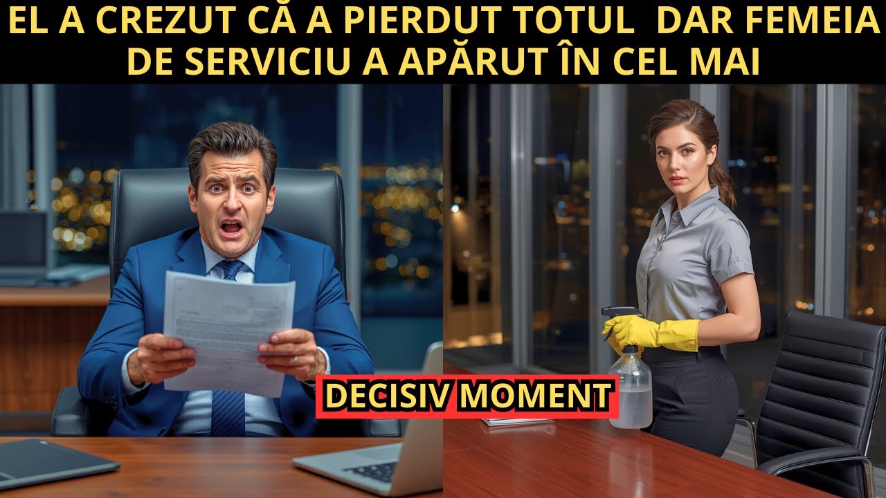 EL A CREZUT CA A PIERDUT TOTUL — DAR FEMEIA DE SERVICIU A APARUT IN CEL MAI DECISIV MOMENT FINAL! ?