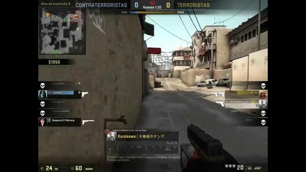 Highlight - Round pistol Matchmaking 5k on Dust2 [BR-CSGO]
