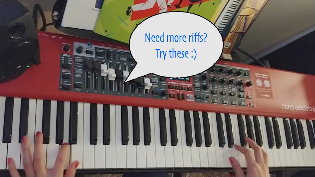 Fast Riffs Boogie Woogie - Rock and Roll Piano Tutorial