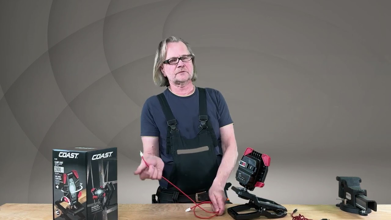 Produktvorstellung Coast Akku Klemmleuchte CL40R