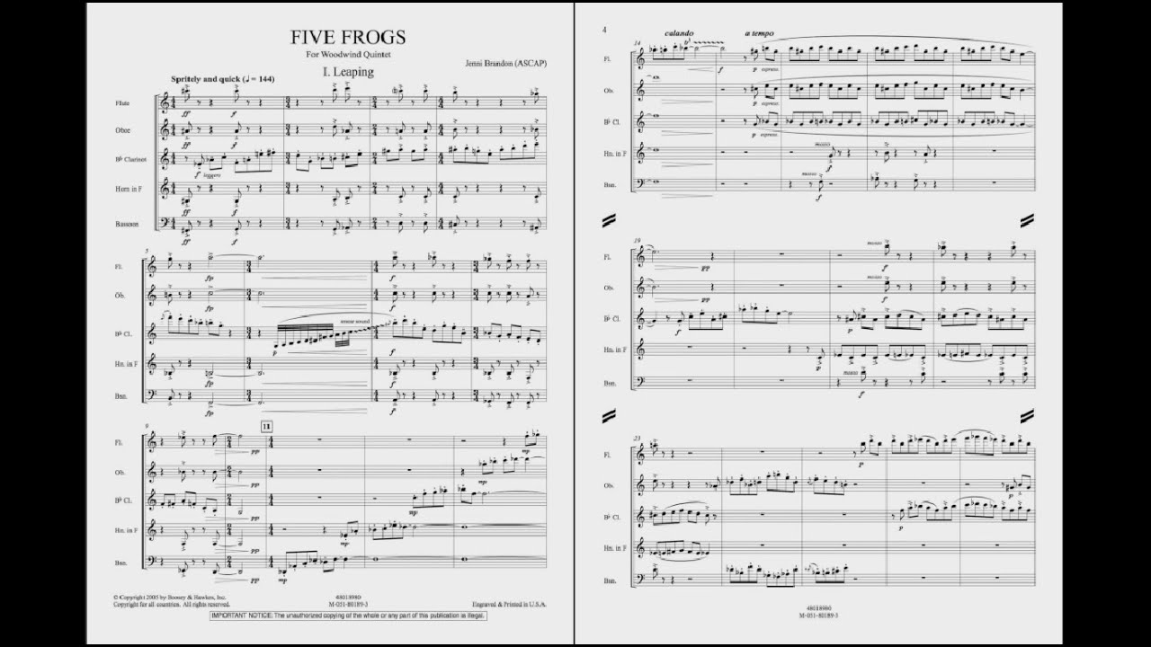 5 Frogs by Jenni Brandon