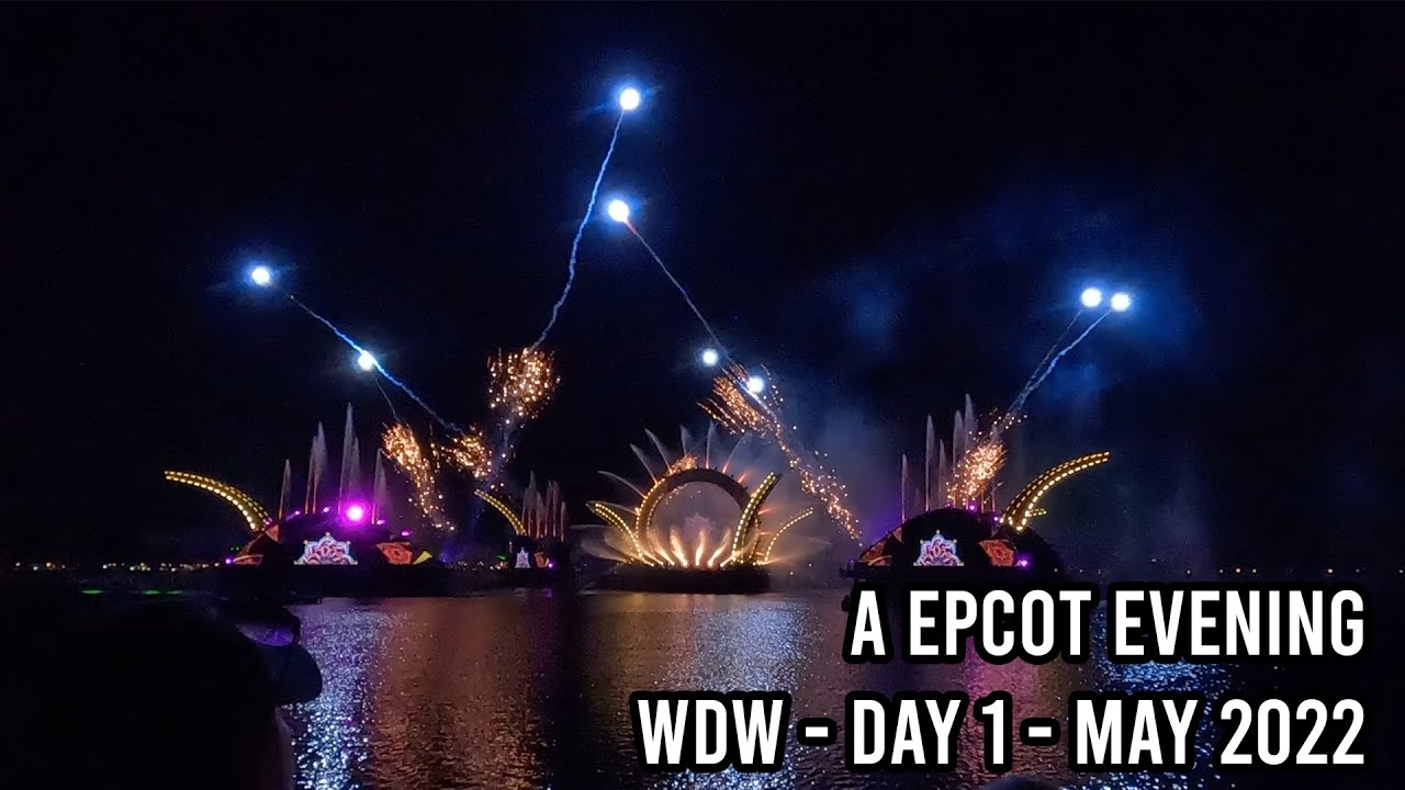 Walt Disney World 2022 | A Evening in EPCOT - Harmonious & Grand Fiesta Tour | Day 1| May 2022