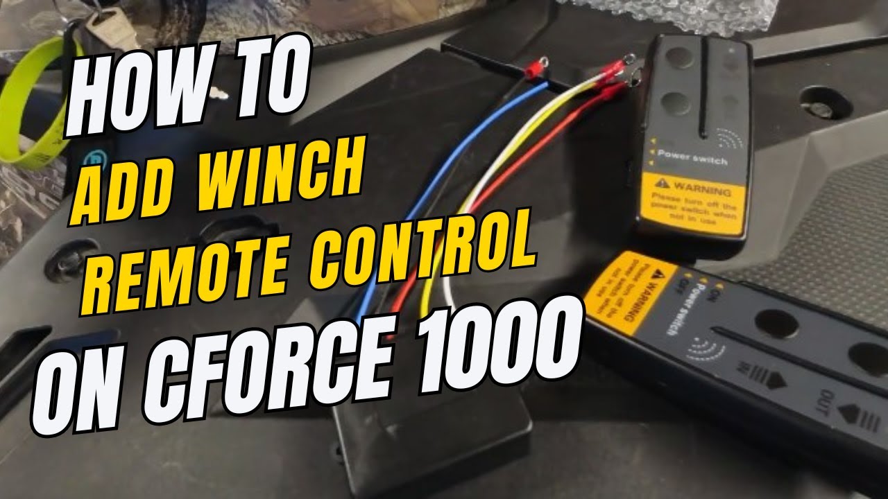 CFmoto Cforce 1000 Winch Remote Install | Step-by-Step Guide