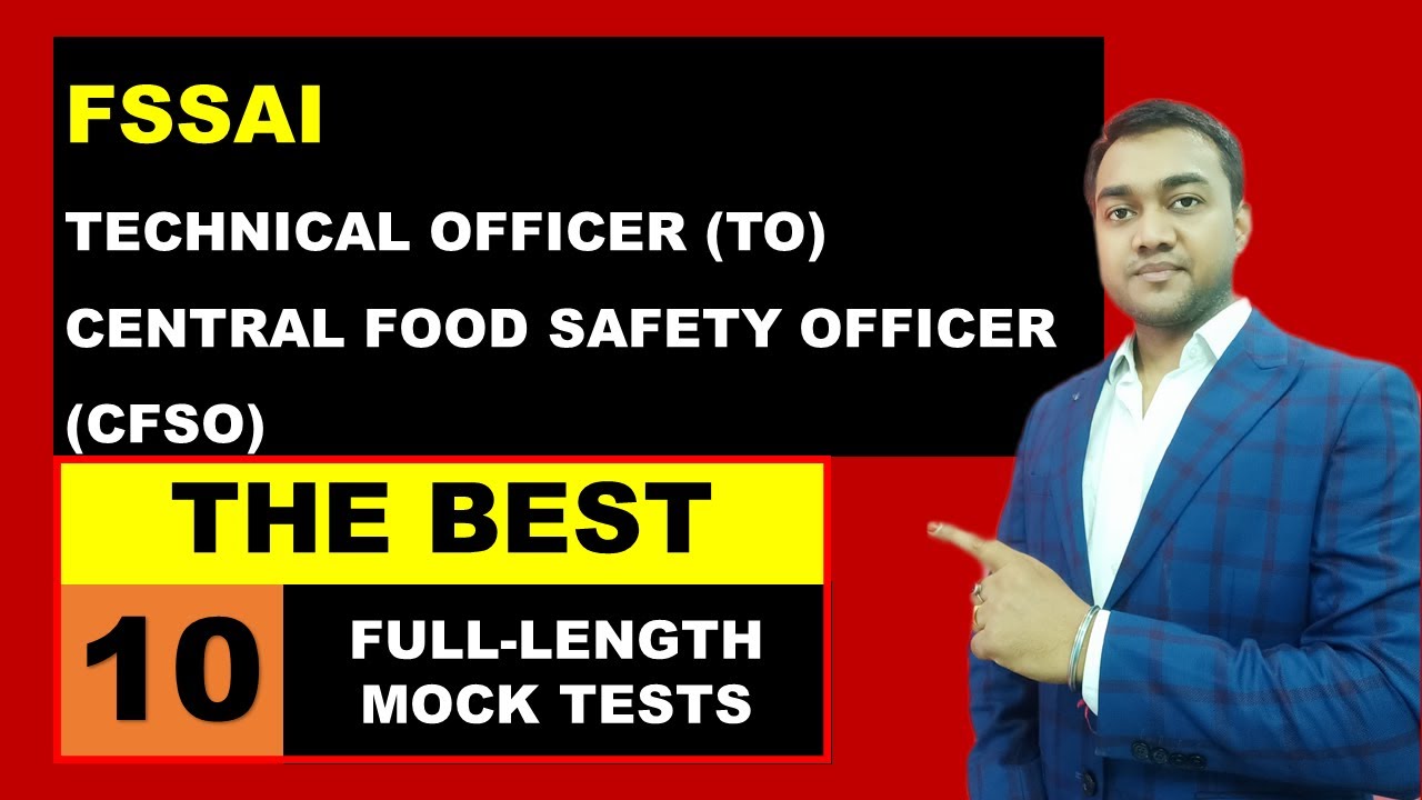 FSSAI CFSO AND TO MOCK TESTS || Nishant eAcademy