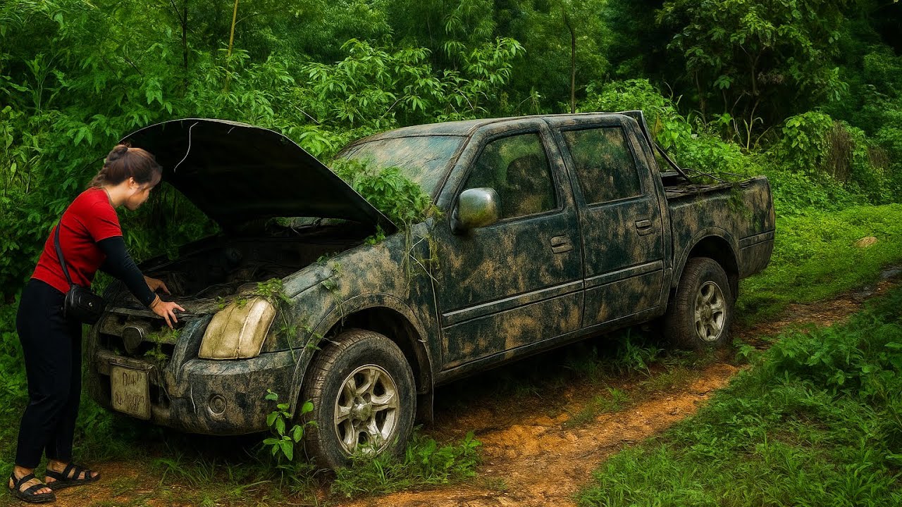 FULL VIDEO: Girl buys and restores old forgotten car - Restoring abandoned car after 20 years