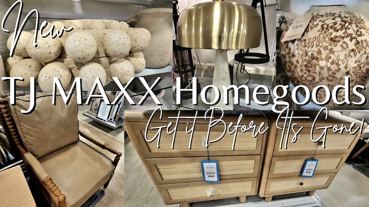 TJ MAXX HOMEGOODS Has All The Luxury Furniture Decor Everyone Is Buying 
