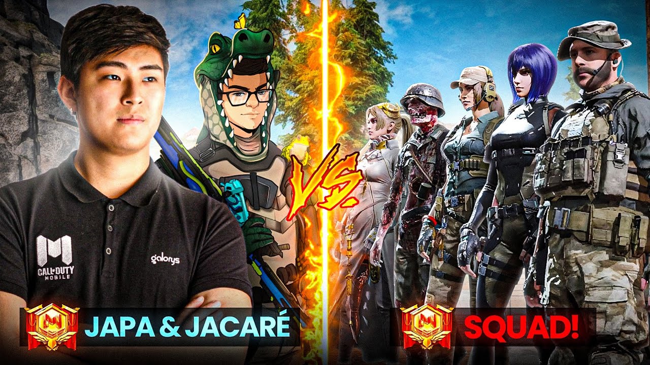 DUO VS SQUAD COM O MELHOR JOGADOR DO BRASIL! (COD MOBILE)