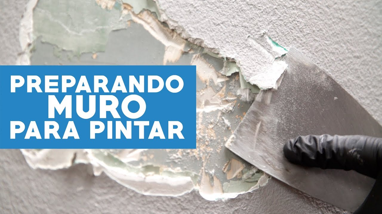 C&oacute;mo preparar un muro para pintar
