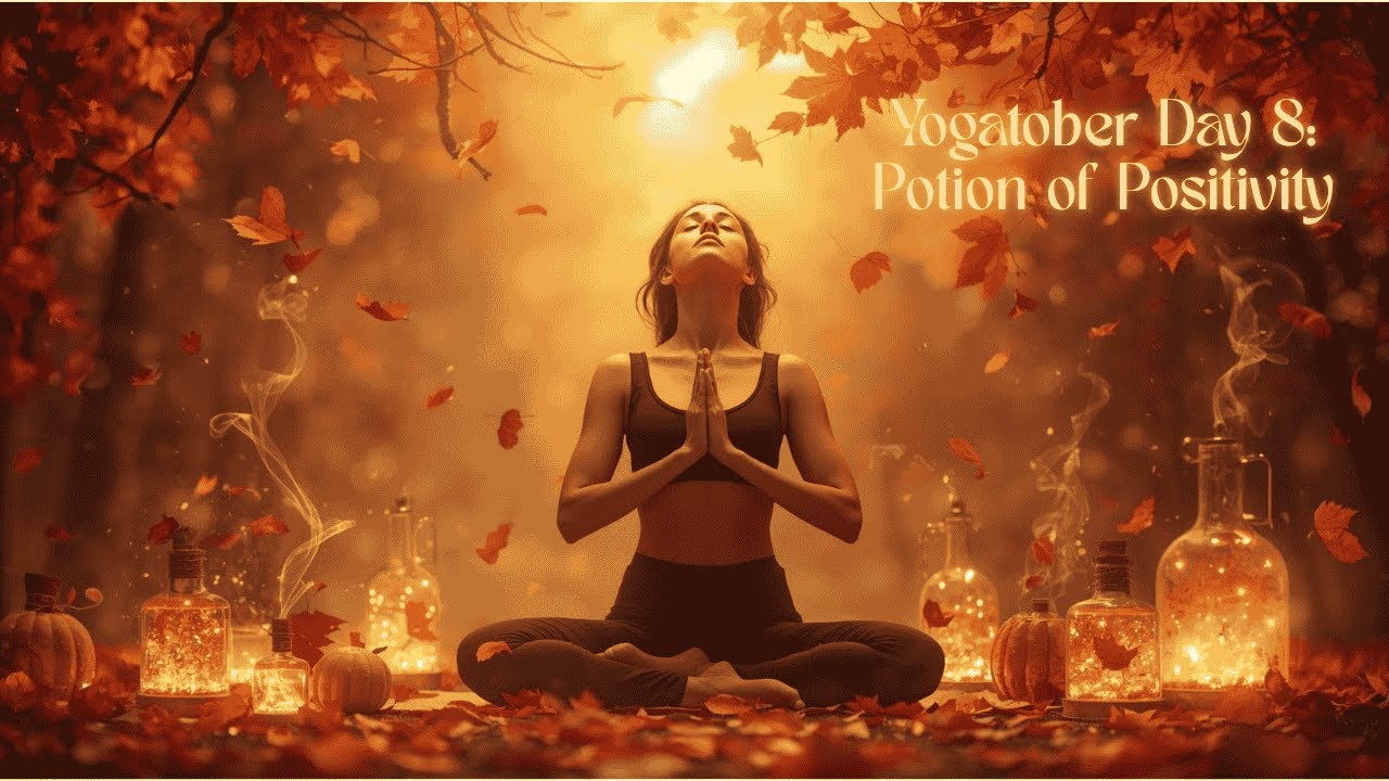 Yogatober Day 8 | 🍂 Potion of Positivity – Heart Opening Yoga Flow 💛