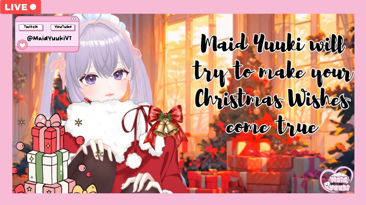 ୨୧ 【 YUUKICEMBER DAY 10 】┊ Maid Yuuki Making Your Xmas Wishes Come True ┊ ୨୧
