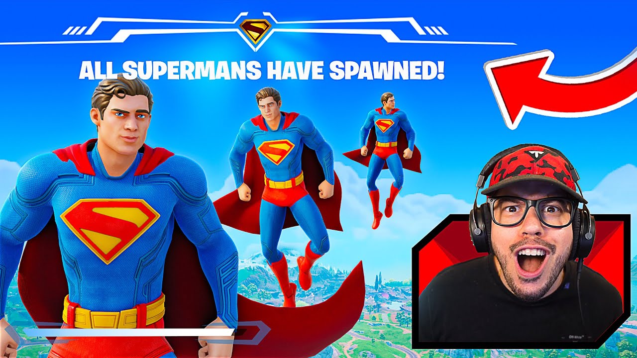 ONE HOUR Of The Superman Mythic In Fortnite!