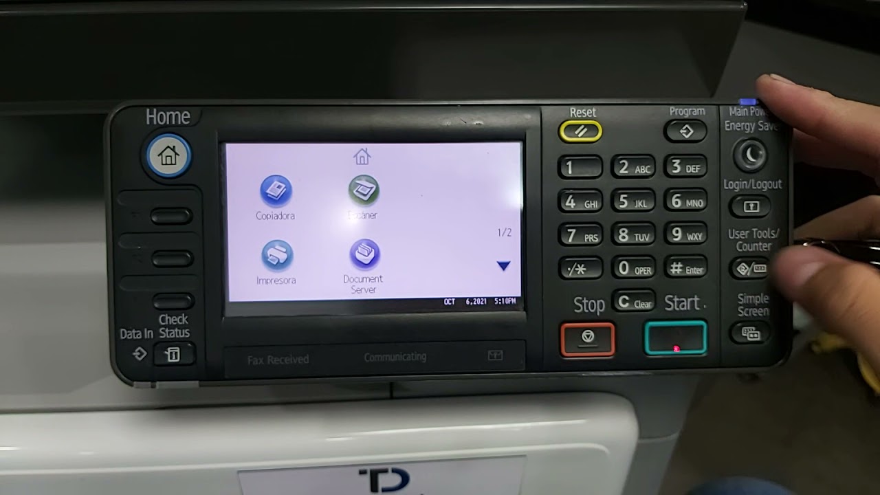 COMO ASIGNAR UNA DIRECCIÓN IP DE FORMA MANUAL Y POR DHCP RICOH MP 301
