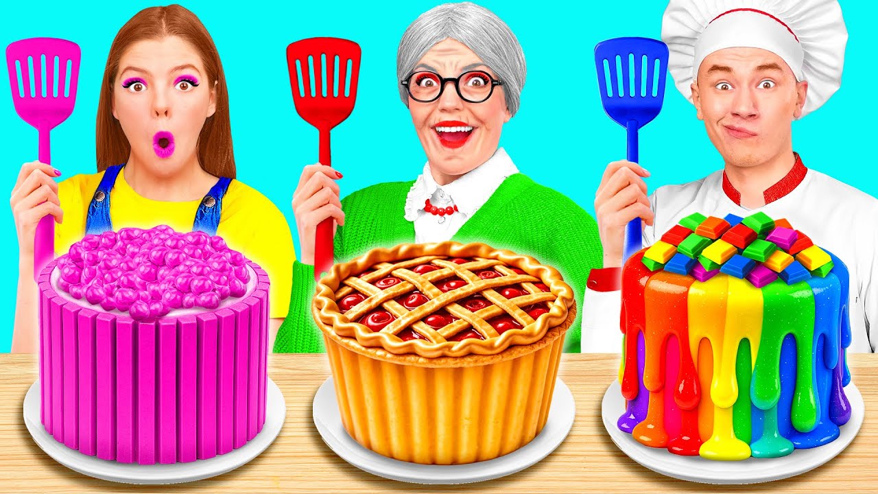 Кулинарный Челлендж: Я против Бабушки | Вкусные Кухонные Лайфхаки от AZaZa Challenge