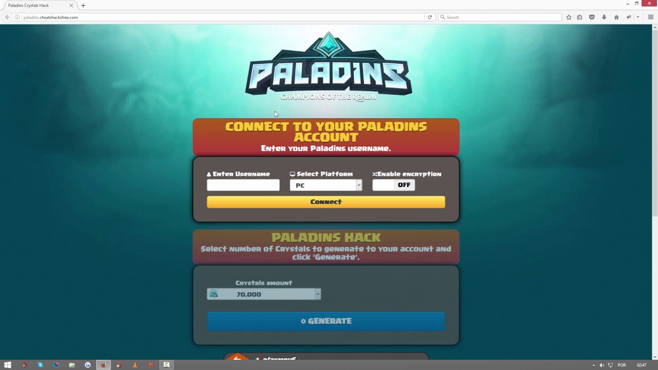 Paladins Hack | How To Get Free Crystals | Working HD Tutorial