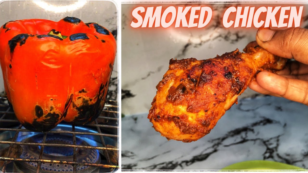 Smoked Bell Pepper Chicken recipe | Smoked Chicken recipe | Dry Chicken recipe by Paradise Feast