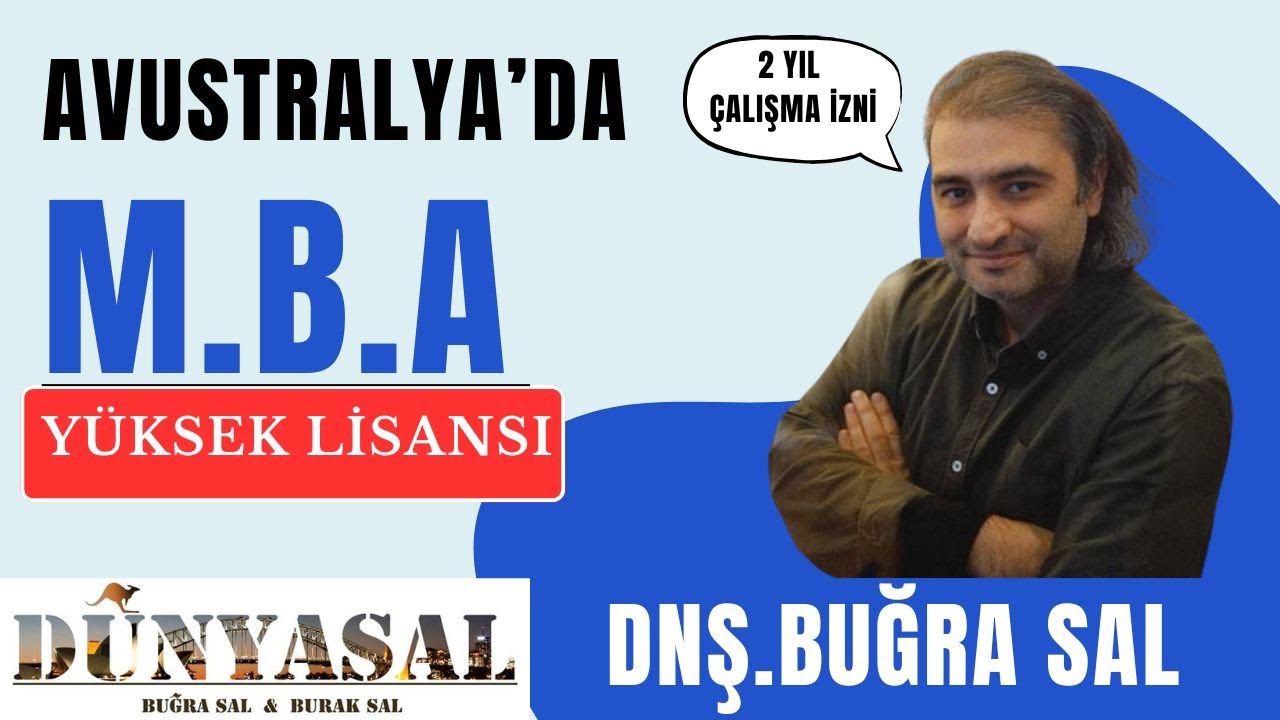 Avustralya’da M.B.A yüksek lisansı ( işletme yüksek lisansı)