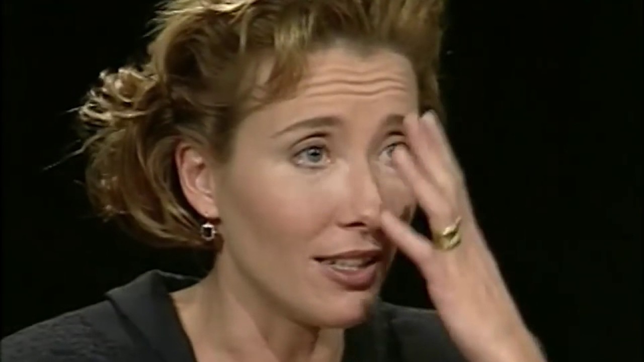 Emma Thompson Job İnterview On Charlie Rose 1994 & Psychological Maturity