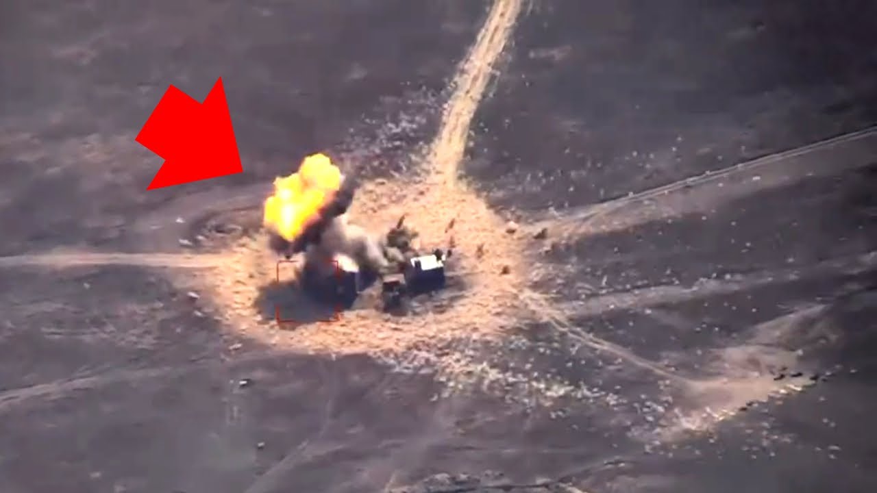 Невероятные кадры удара альтернативной боеголовки GMLRS по российской учебной базе