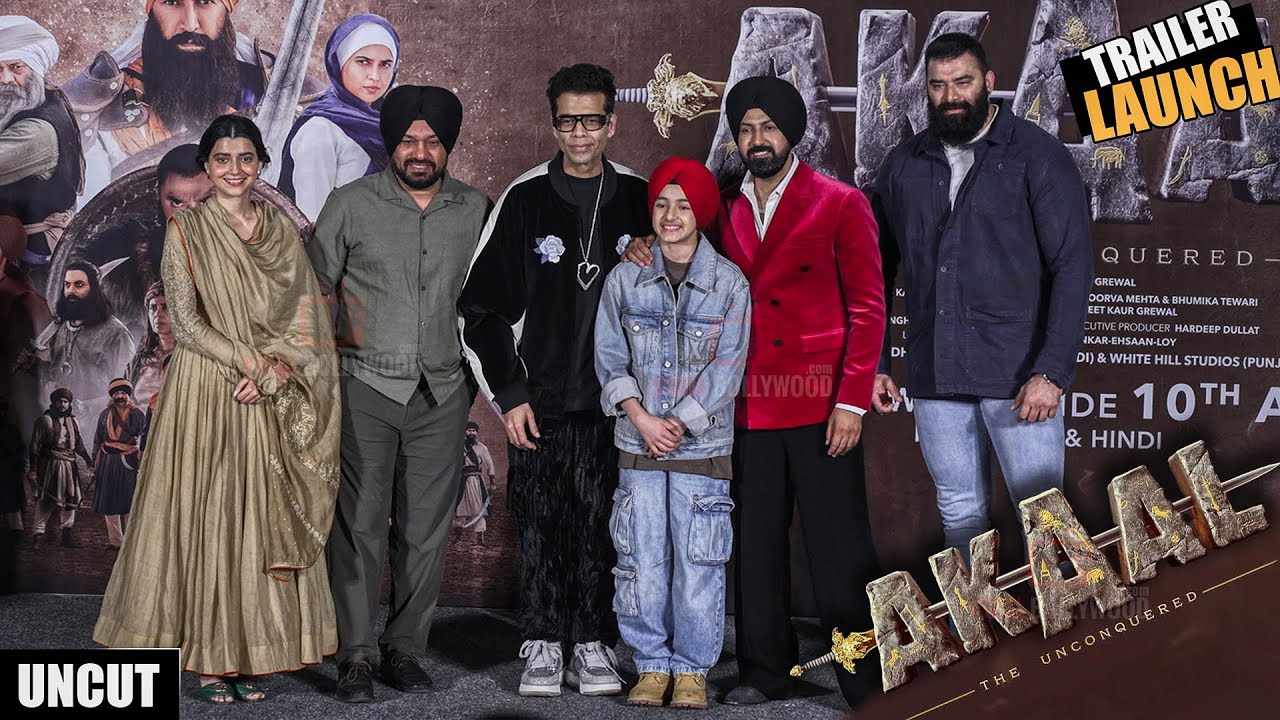UNEDITED - AKAAL | Official Trailer Launch | Gippy Grewal, Nimrat Khaira | Karan Johar | Nikitin D