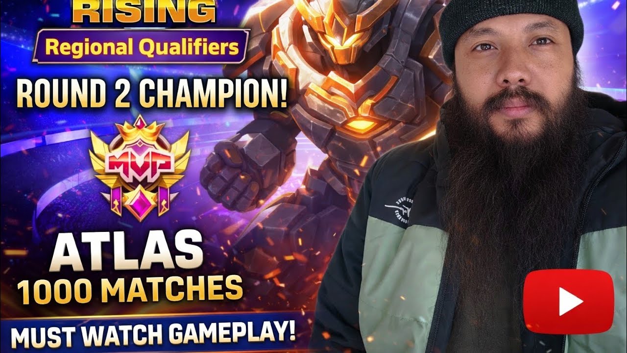 MOBA55 | Rising Round 2 WIN 🏆 | Atlas 1000 Matches DOMINATION | Regional Qualifiers MVP!