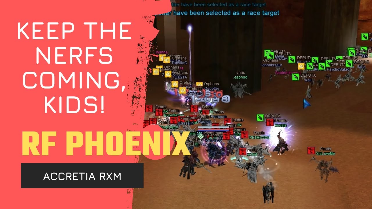 RF Phoenix PVP Ep. 12 - Accretia RxM - Fenris Guild (26-MAY-2022)